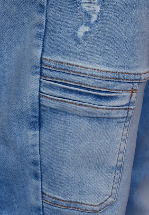 Regular Fit Jeans - light blue vintage wash