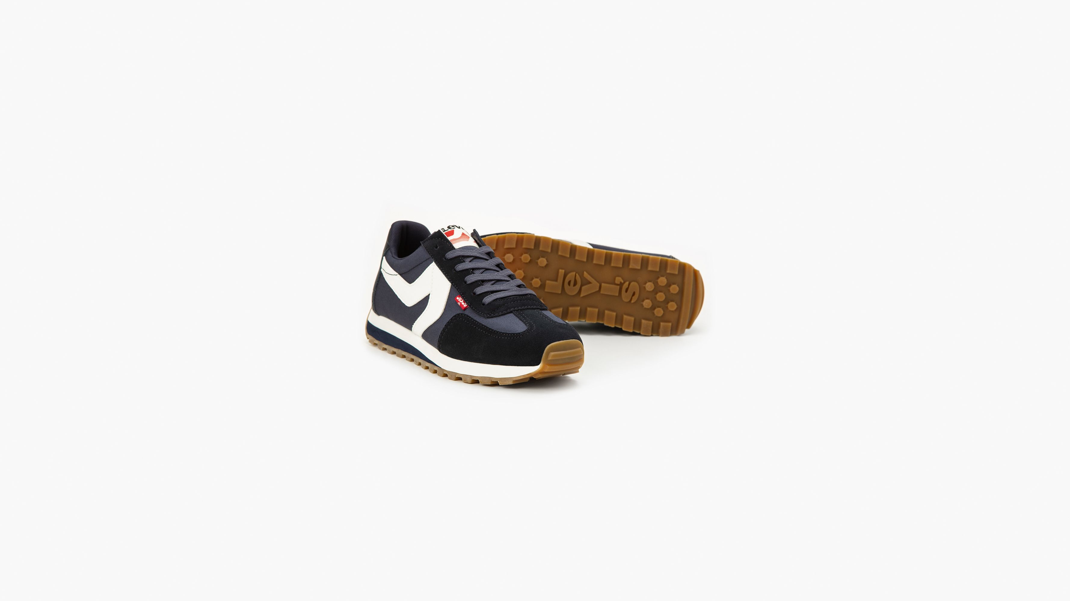 Levi's® Homme baskets Stryder Red Tab - Navy Blue - Bleu