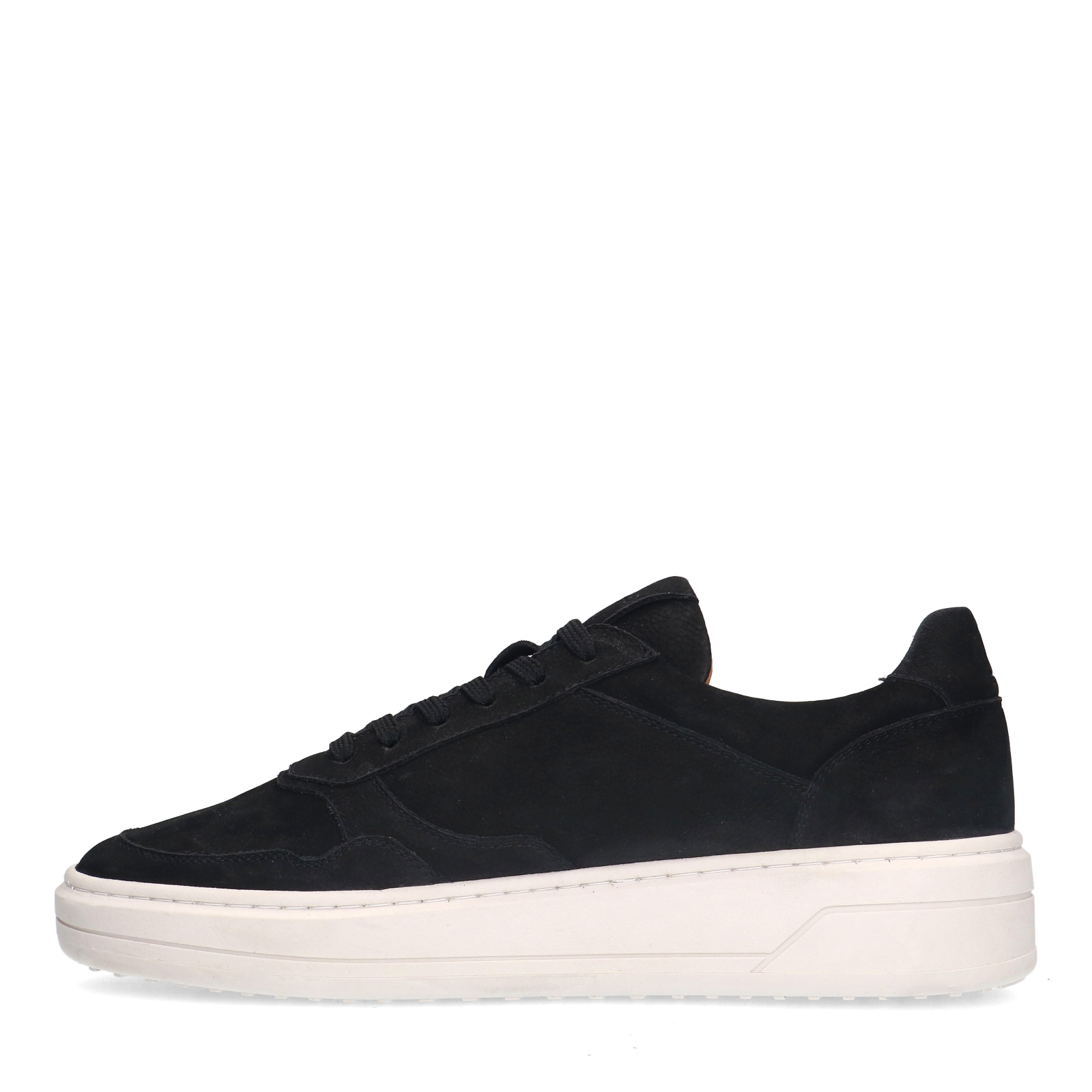 Zwarte nubuck sneakers