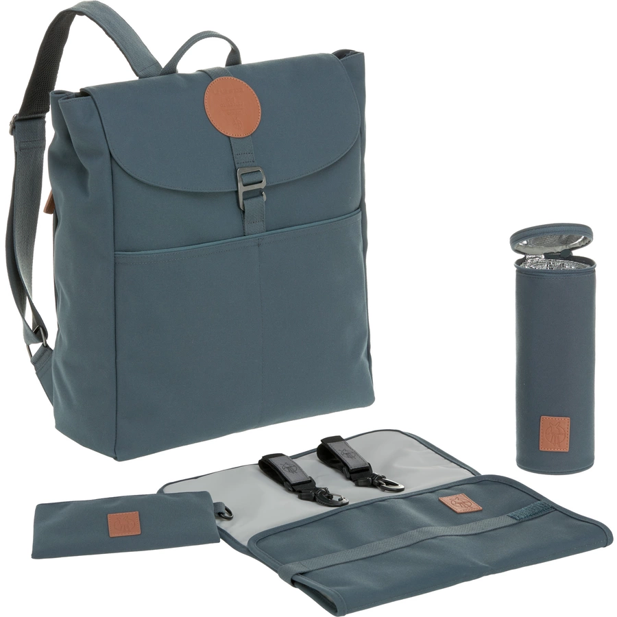 LÄSSIG Wickelrucksack GRE Backpack Adventure Petrol