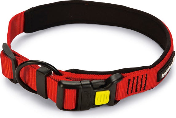Beeztees hondenhalsband Parinca Premium rood 45-50 x 2,5 cm
