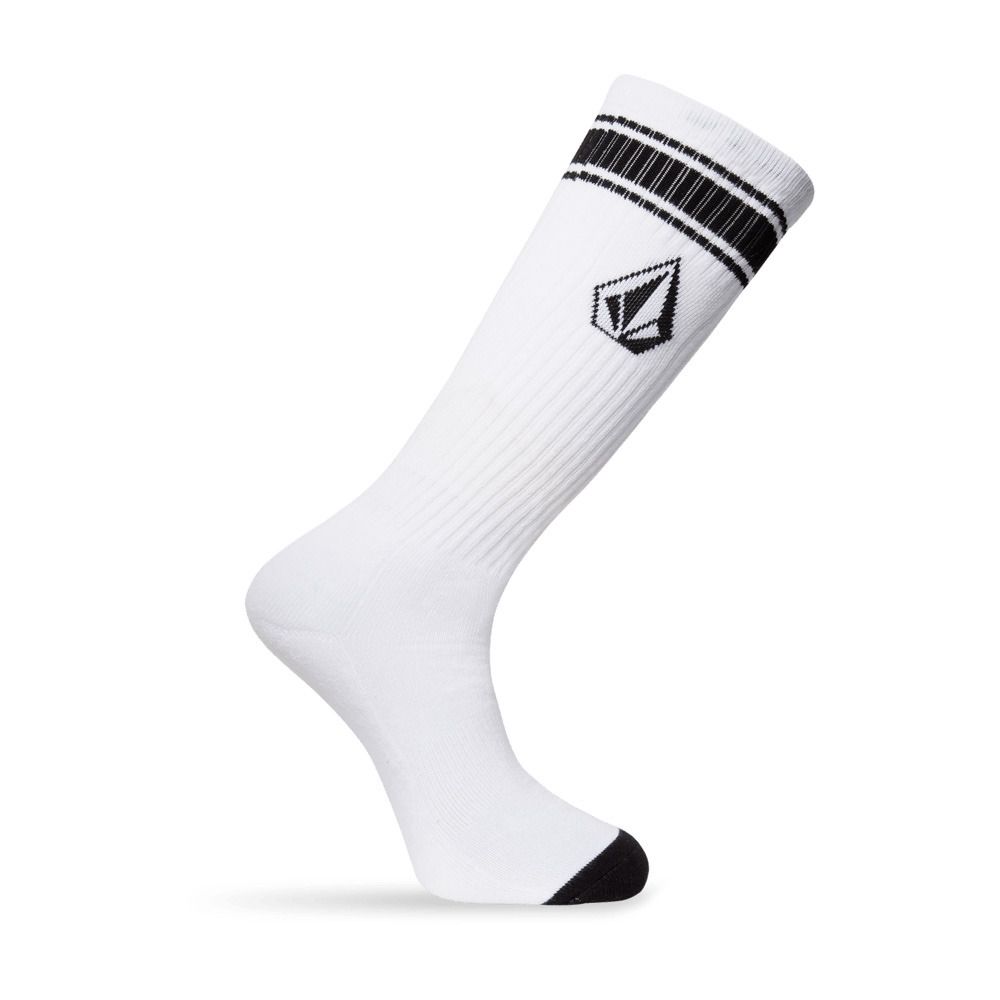 Volcom HIGH STRIPE - Chaussettes white
