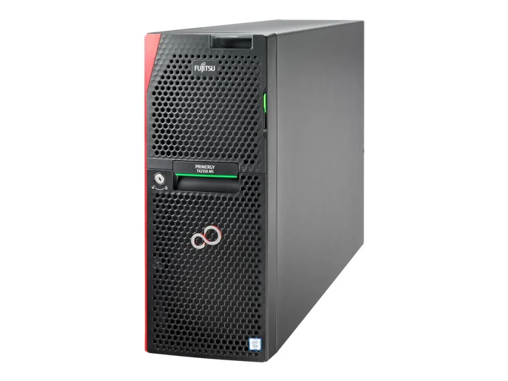 Fujitsu PRIMERGY TX2550 M5 - Server - tower 4U - 2-vejs - 1 x Xeon Silver 4214 / op til 3.2 GHz - RAM 16 GB - SATA - hot-swap 2.5