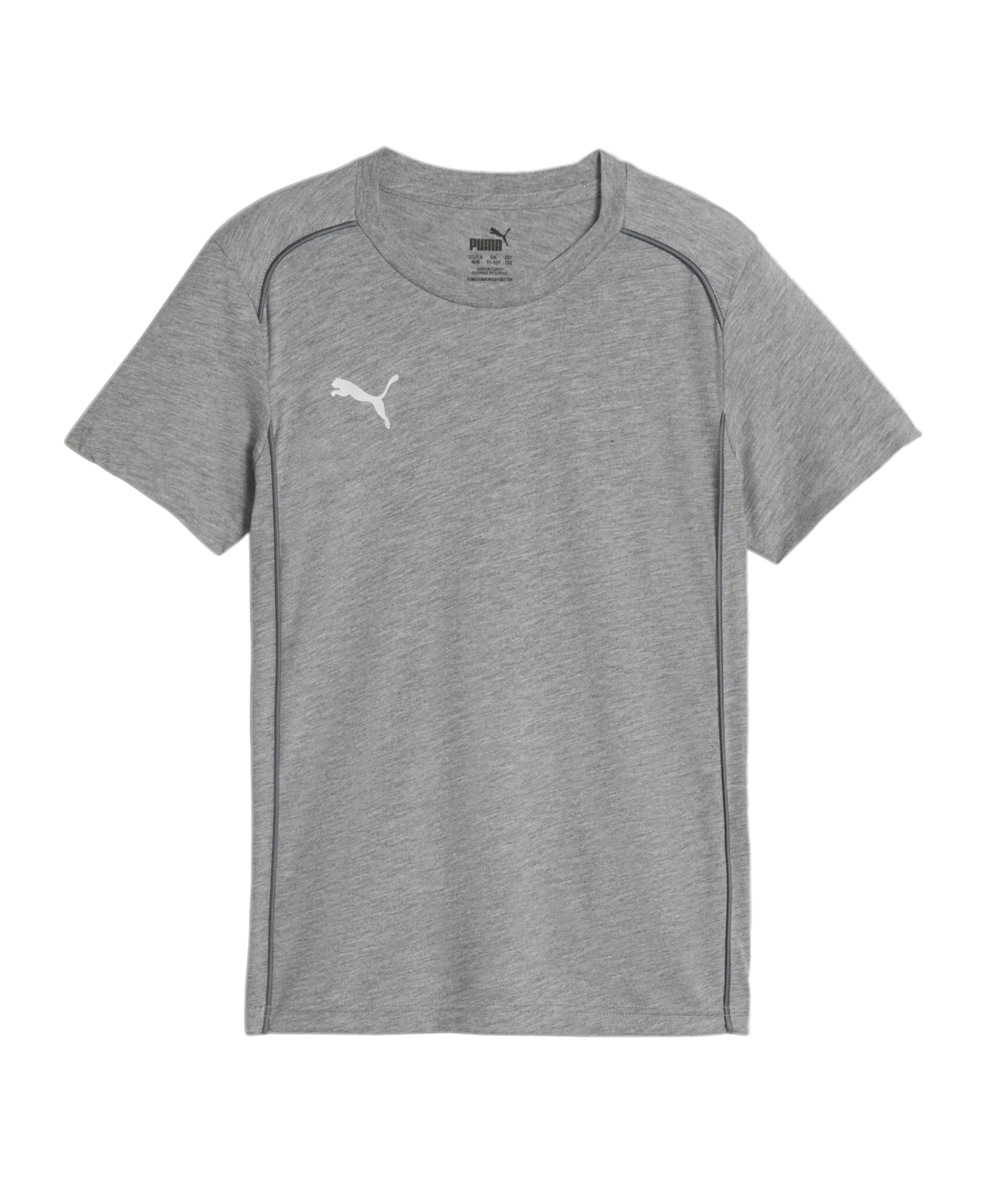 PUMA teamFINAL Casuals T-Shirt Kids Grau F33