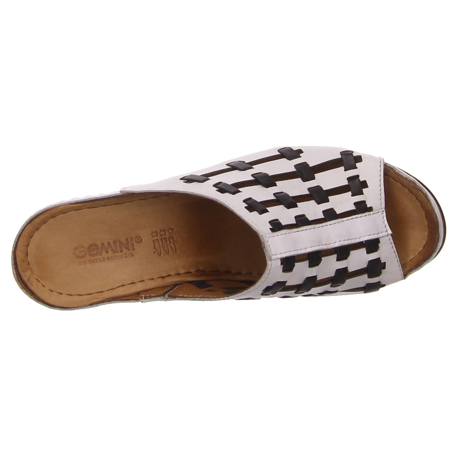 Gemini Pantolette weiß weiss/weiss kombi
