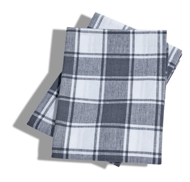 Queen Anne Kökshandduk 2-Pack Svart 45x65