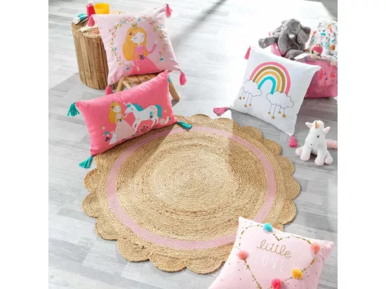 Tapis Déco Enfant Rond 