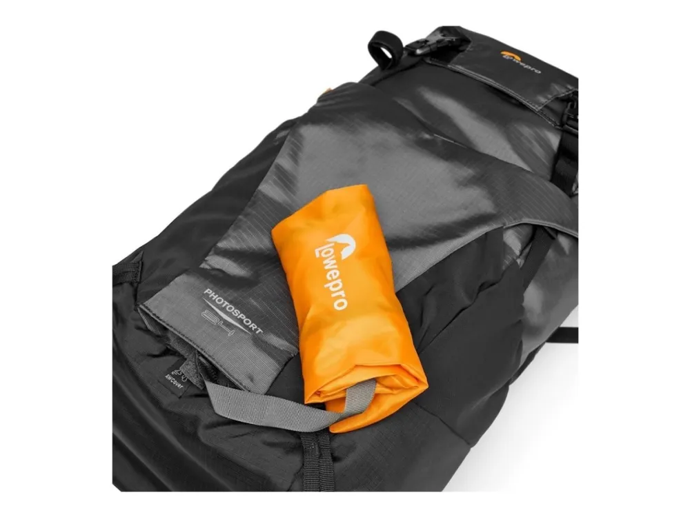 Lowepro Photo Sport BP 24L AW III (GY) - Rygsæk lille/mellem til digitalkamera med objektiver - grov - udendørs - 100 x 300D nylon, polyester - grå
