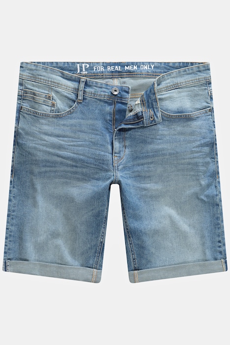 Jeans-Bermuda FLEXNAMIC®, Denim, Bauchfit, 5-Pocket, bis Gr. 72