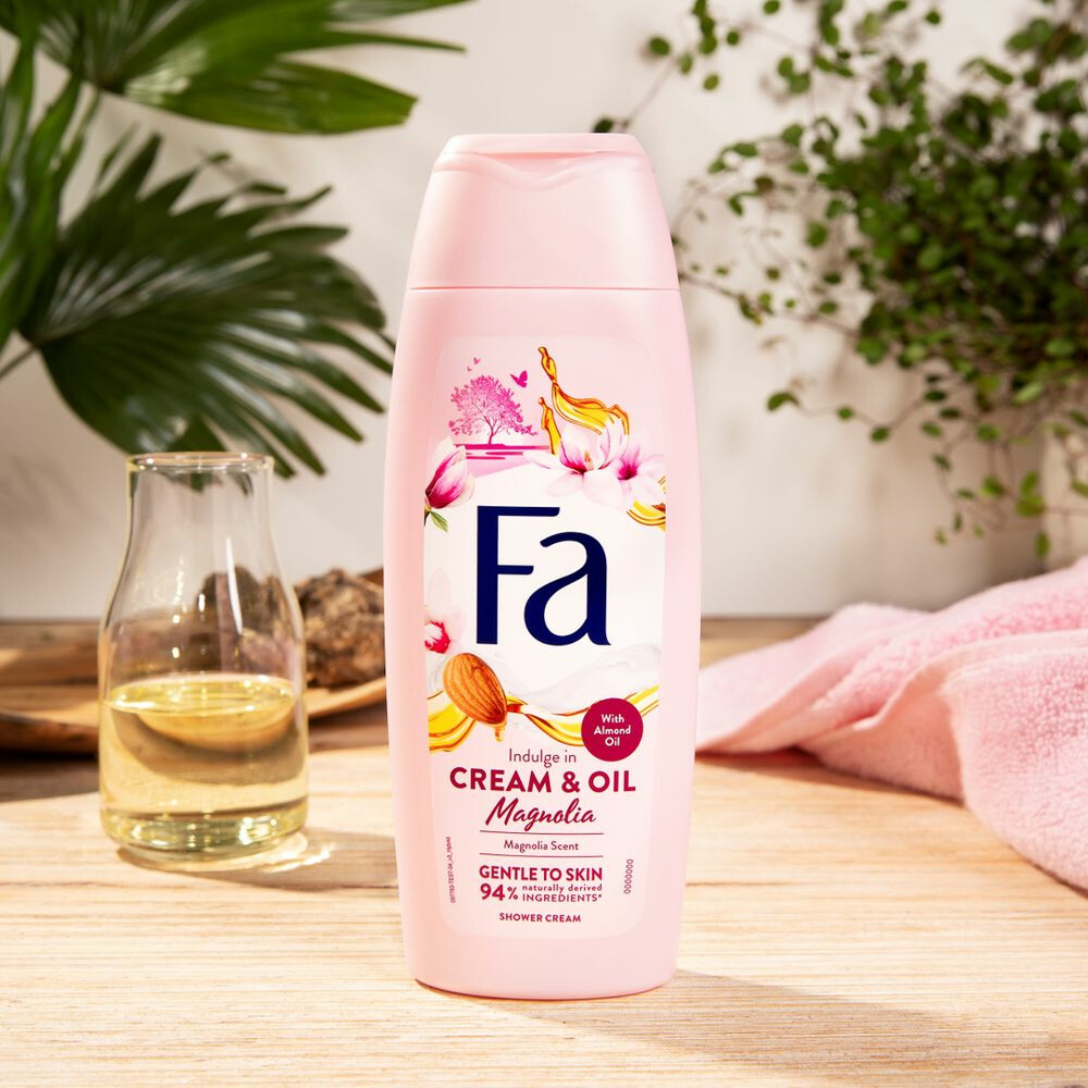 6x Fa Douchecrème Cream Oil Silk Magnolia250 ml