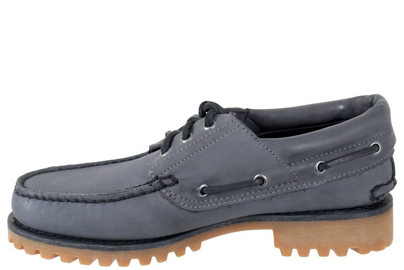 TIMBERLAND AUTHENTIC BOAT SHOE DARK GREY NUBUCK