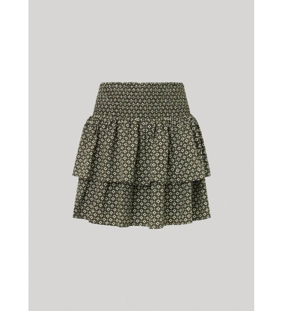Pepe Jeans Mini saia Felicita verde