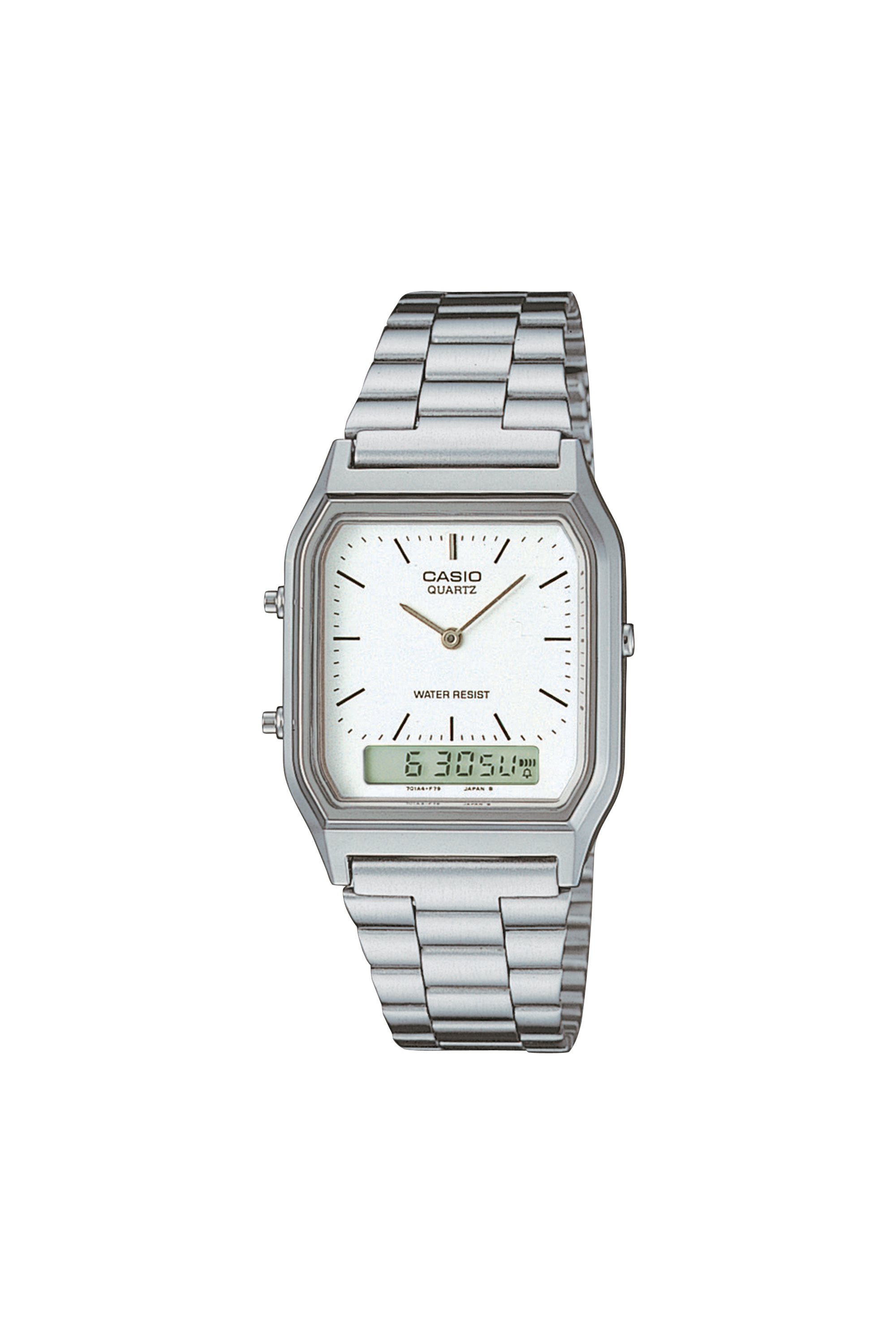 CASIO VINTAGE Montre Casio Quartz en acier AQ-230A-7DMQYES Gris