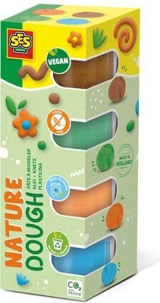 Ses - Feel Good Klei - Nature - Boetseerklei - 4x90gr