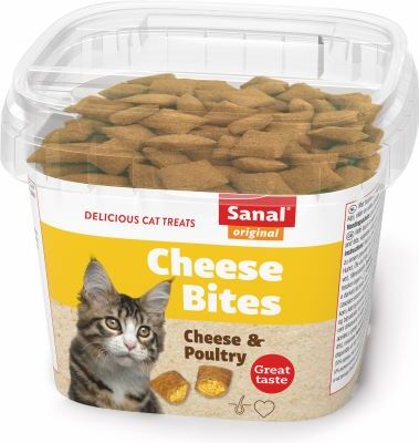 Sanal kattensnack Cheese Bites adult 75 g