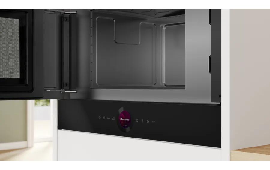 Einbaumikrowelle Serie 8 BFL7221B1 Links<br>Mikrowellengerät mit Inverter-Technologie