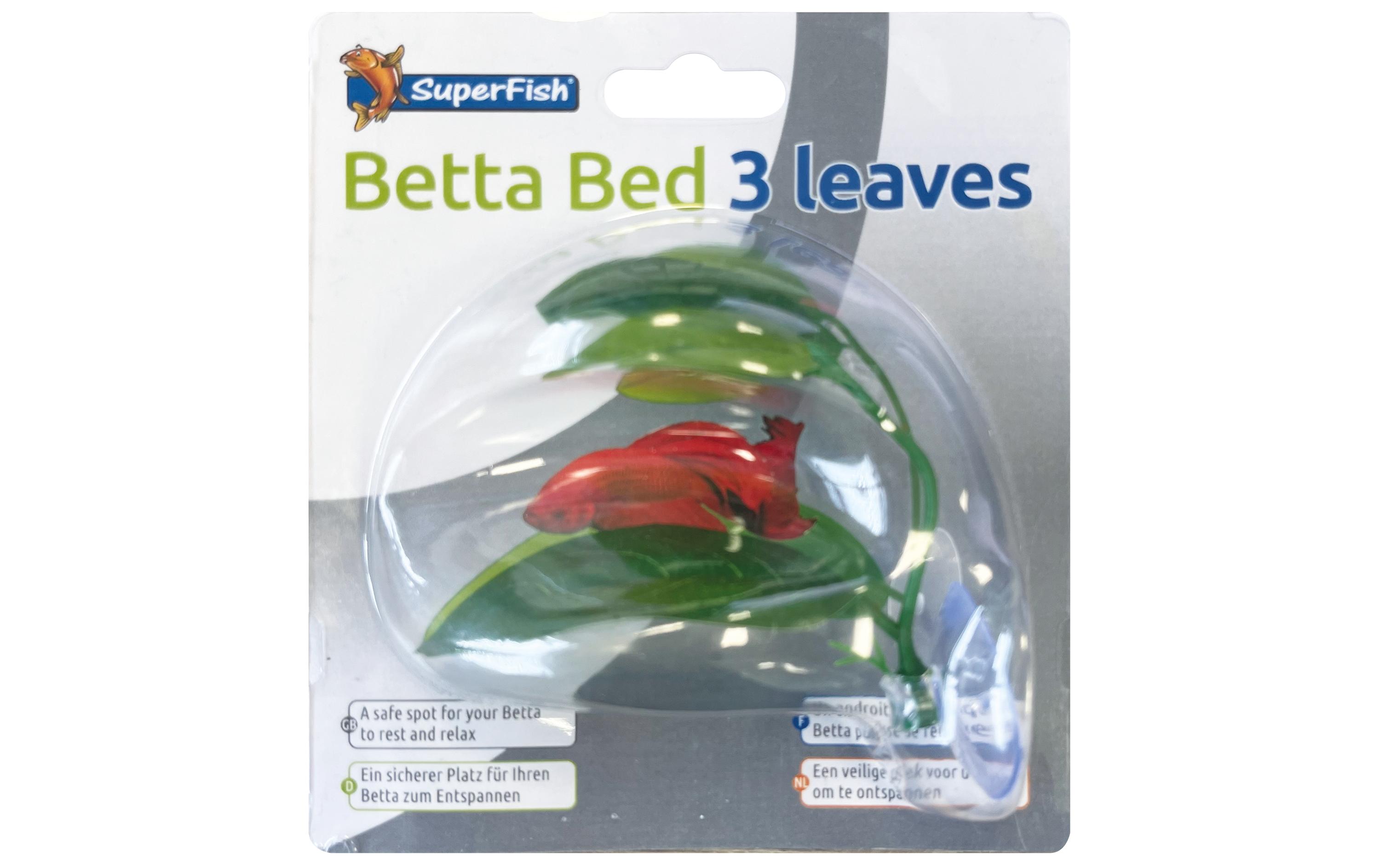 Betta Bed, 3 BlätterPlatz für Betta-Fische