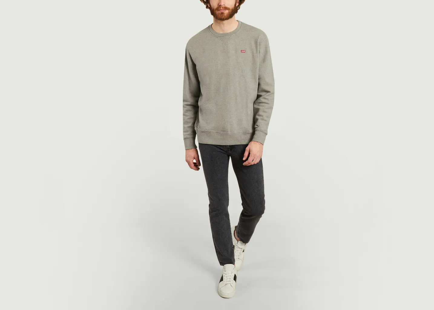 Sweatshirt siglé en coton Levi's Red Tab