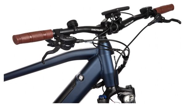 Vélo de Ville Électrique Bicyklet Raymond Shimano Acera 9V 504 Wh 27.5'' Bleu Matt Night