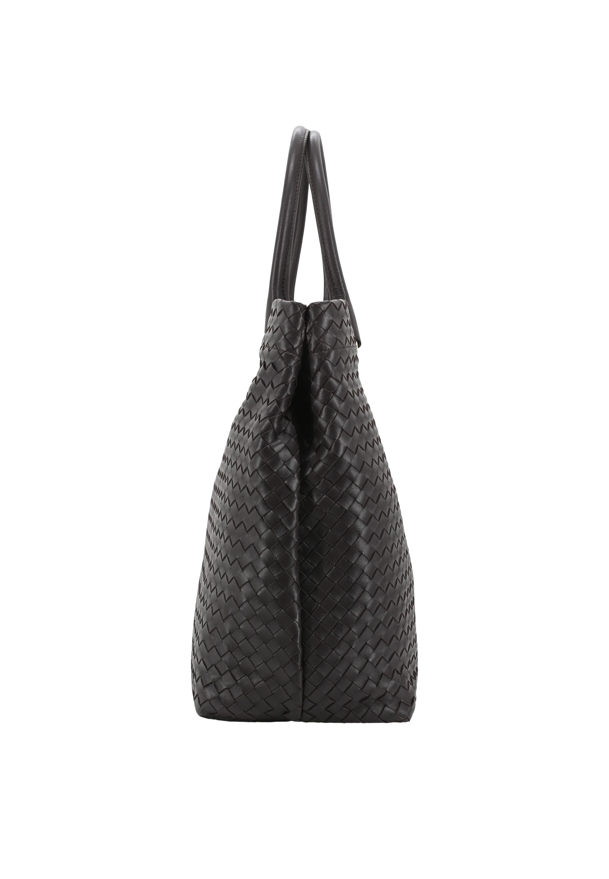 Shopper ROOFTOP Leather Piuma weaving Standard