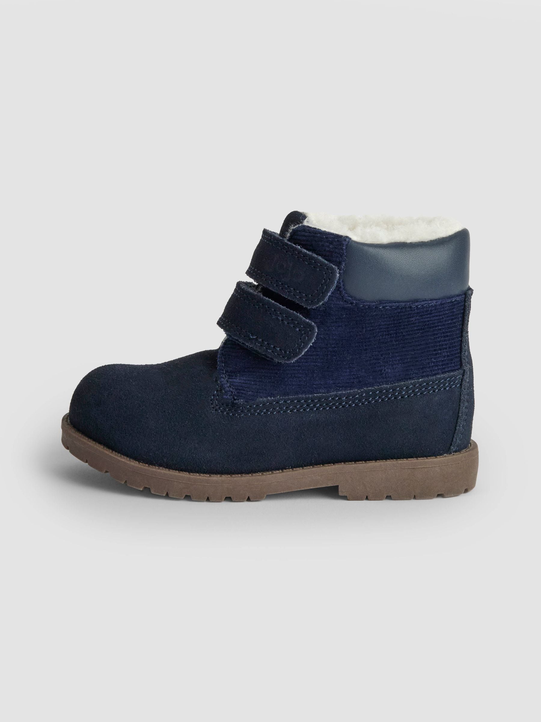 Marineblauw - JoJo Maman Bébé Leather Boots
