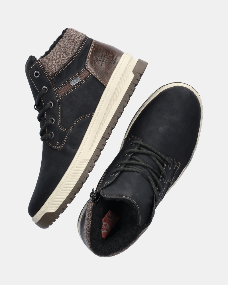 Rieker Veterboots  - zwart