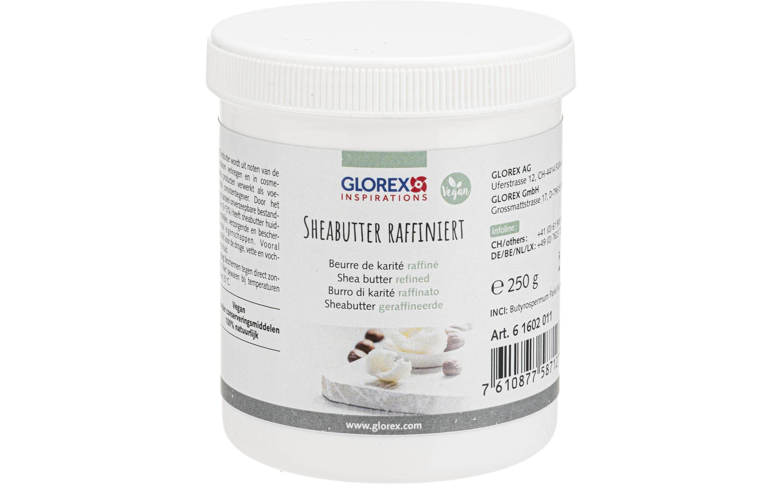 Kosmetikbutter Shea raffiniert 250 gVegane Sheabutter