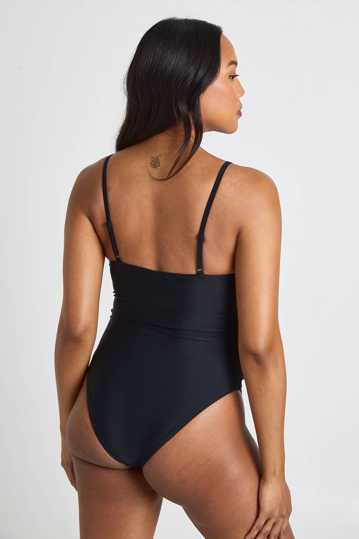 boohoo Maillot De Bain De Maternité Froncé Devant