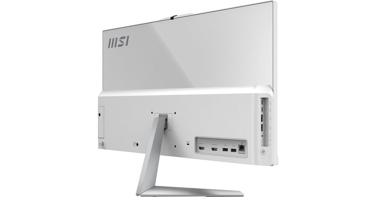 MSIModern AM242 1M-1220EU all-in-one pc  (Wit | Core 5 120U | Intel Graphics | 8 GB | 512 GB SSD)