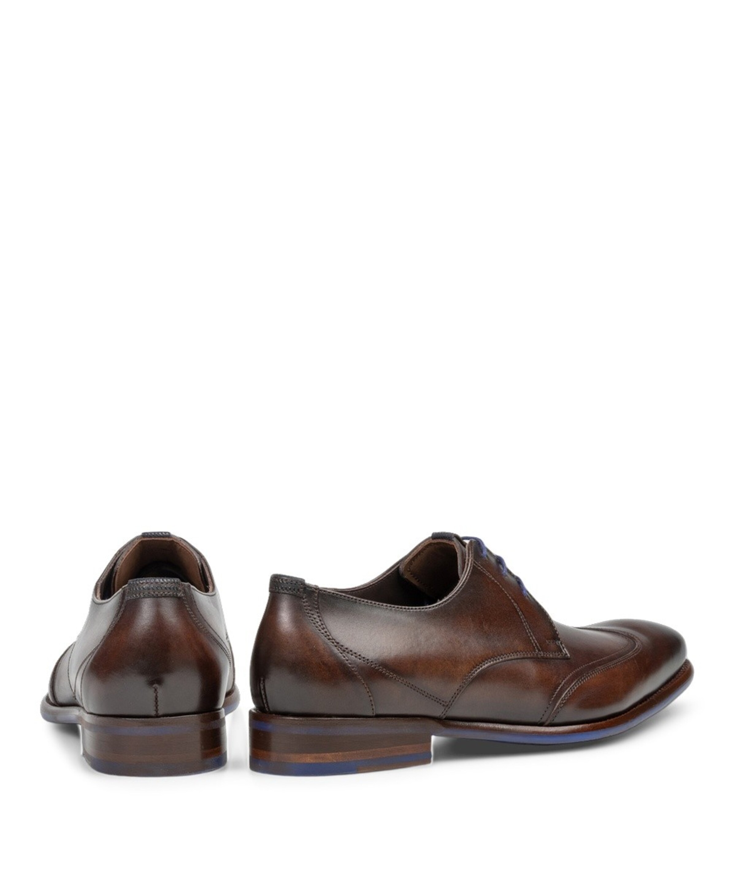 Floris van Bommel heren veterschoenen bruin