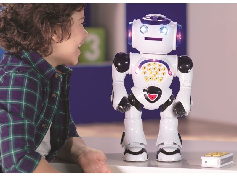 Lexibook Powerman Roboter -FR- Interaktiver Roboter zum Spielen und Lernen mit Fernbedienung