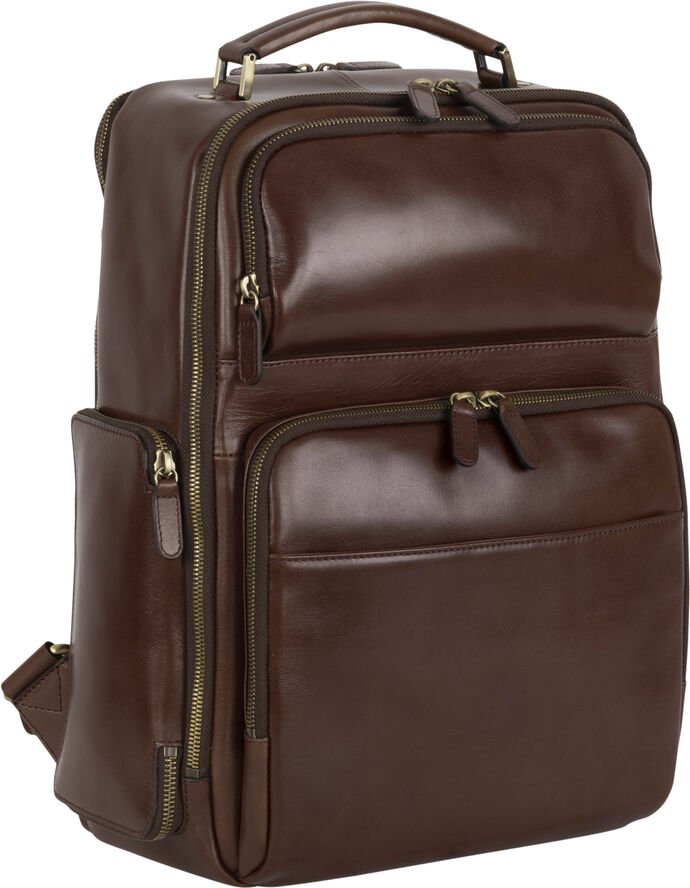 Leonhard Heyden L. HEYDEN CAMBRIDGE BUSINESS-RUCKSACK ROTBRAUN Brown