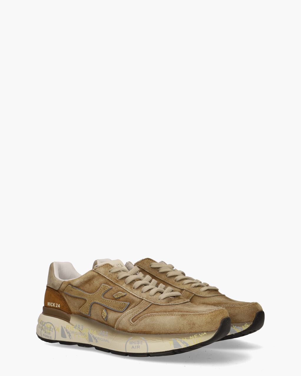 Premiata Mick 7712 Bruin Herensneakers