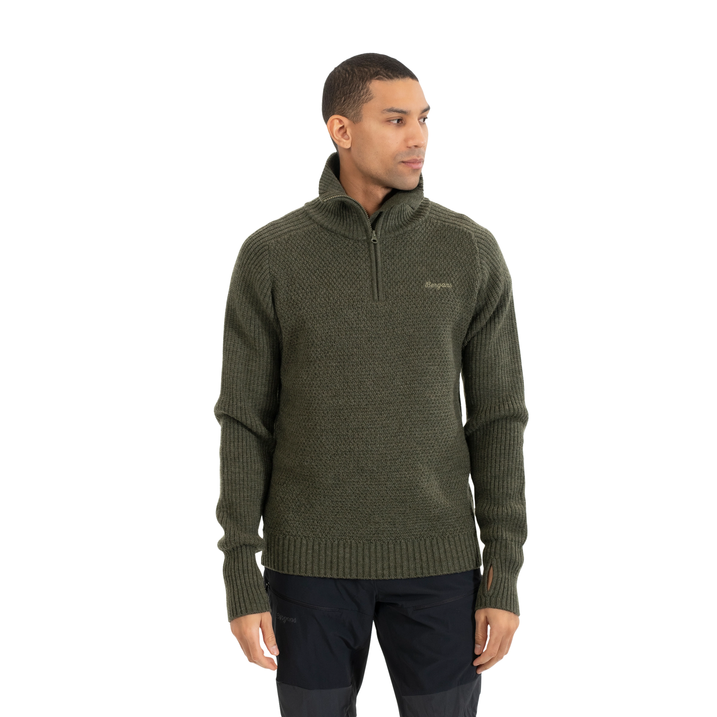 Ulriken Jumper Men Dark Green Mud