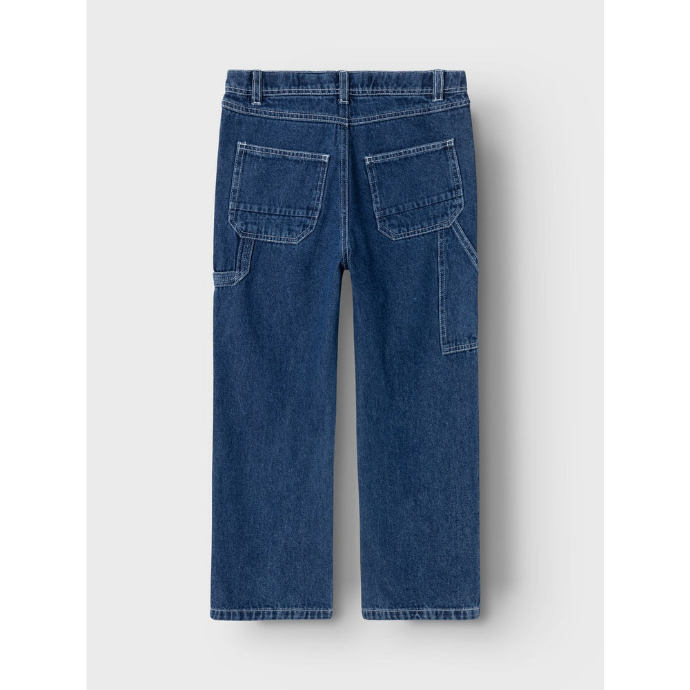 Køb Name It Dark Blue Denim Ryan Straight Jeans Noos