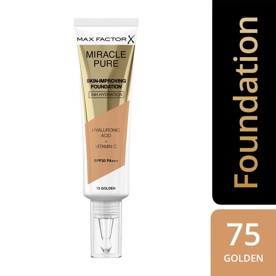 Max Factor Miracle Pure Skin-Improving Foundation 75 Golden 30ml