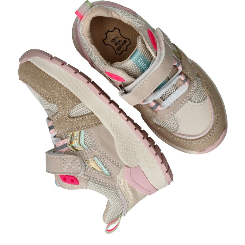 Shoesme Sneakers Beige Meisjes