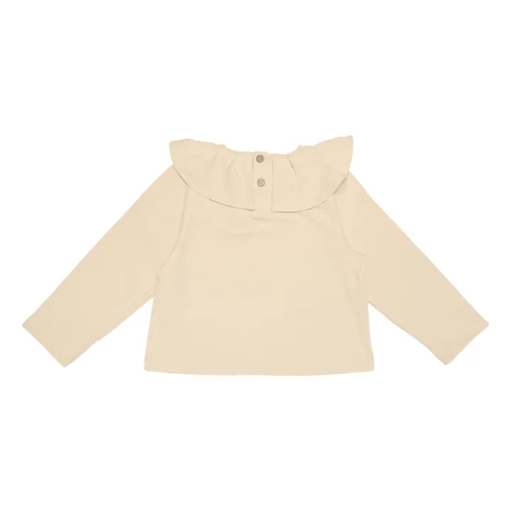 Baje Studio T-shirt Amity Col Volants | Sable