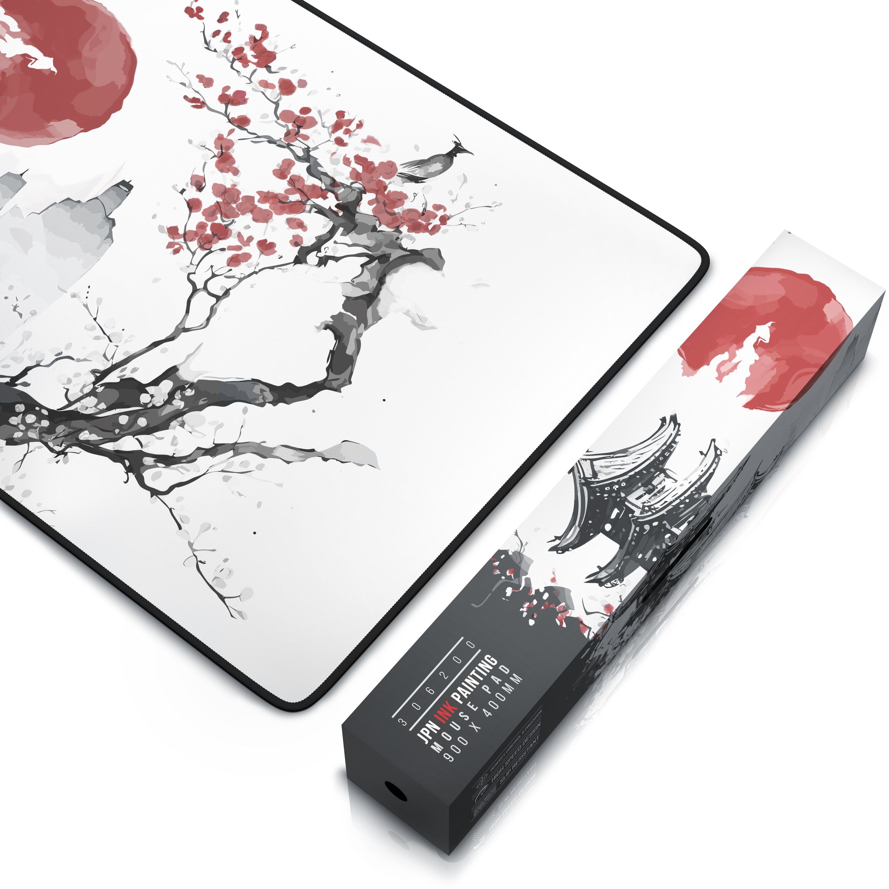 Titanwolf XXL Speed Gaming Mauspad Titanwolf Schwarz 900 x 400mm, XXL Mousepad, Tischunterlage Large Size, verbessert Präzision und Geschwindigkeit