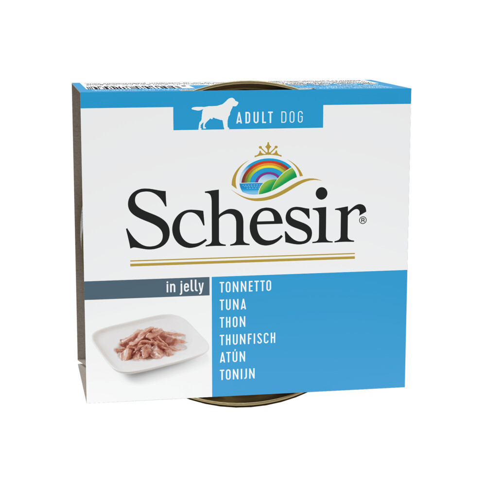 Schesir Hondenvoer Blik Jelly Tonijn150 gr