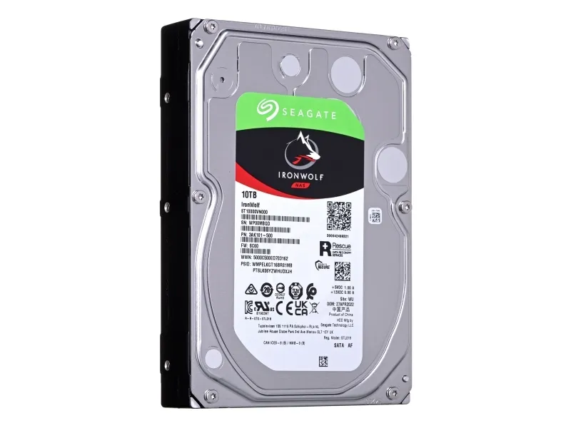 Seagate IronWolf ST10000VN000 - Harddisk - 10 TB - intern - 3.5