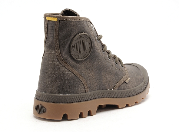 Palladium boots bottine homme pampa hi wax kaki