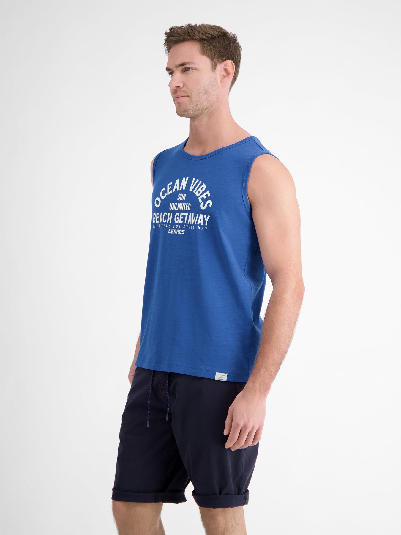 Herren Tanktop mit Brustprint