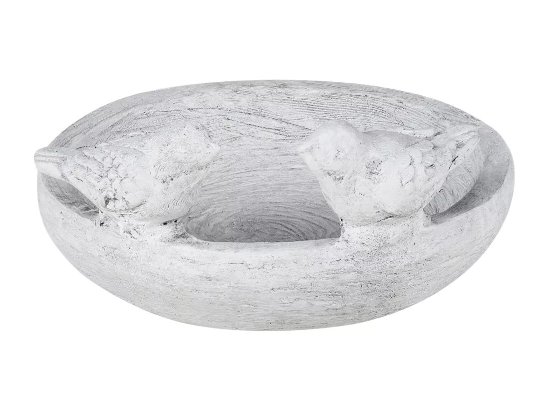 Mangeoire pour oiseaux gris clair MAMOU