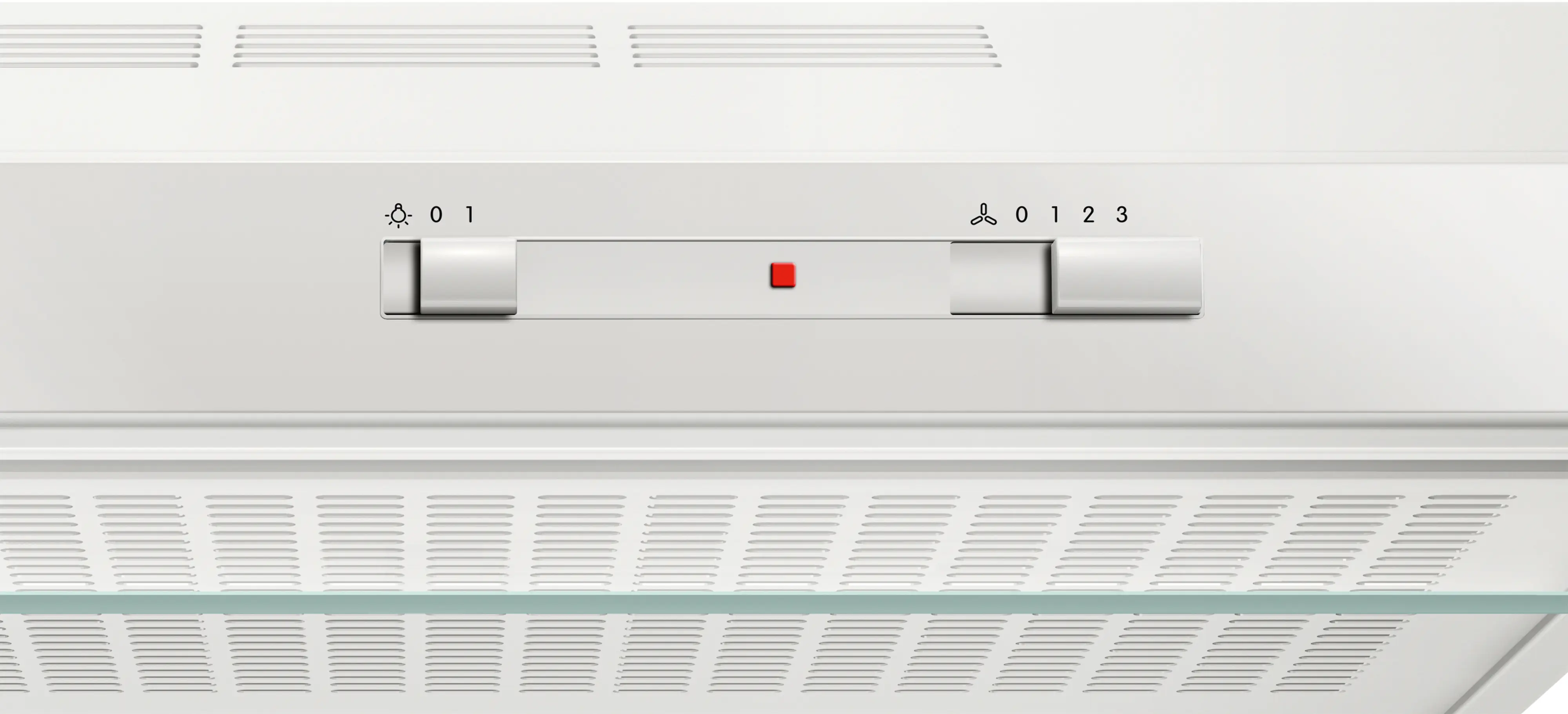 Serie 2 Onderbouw afzuigkap 60 cm Wit