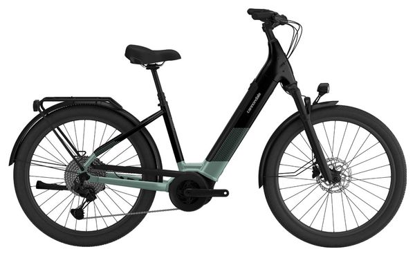 VTC Électrique Cannondale Tesoro Neo X 3 Low Step Shimano Cues 9V 500 Wh 27.5'' Noir Vert