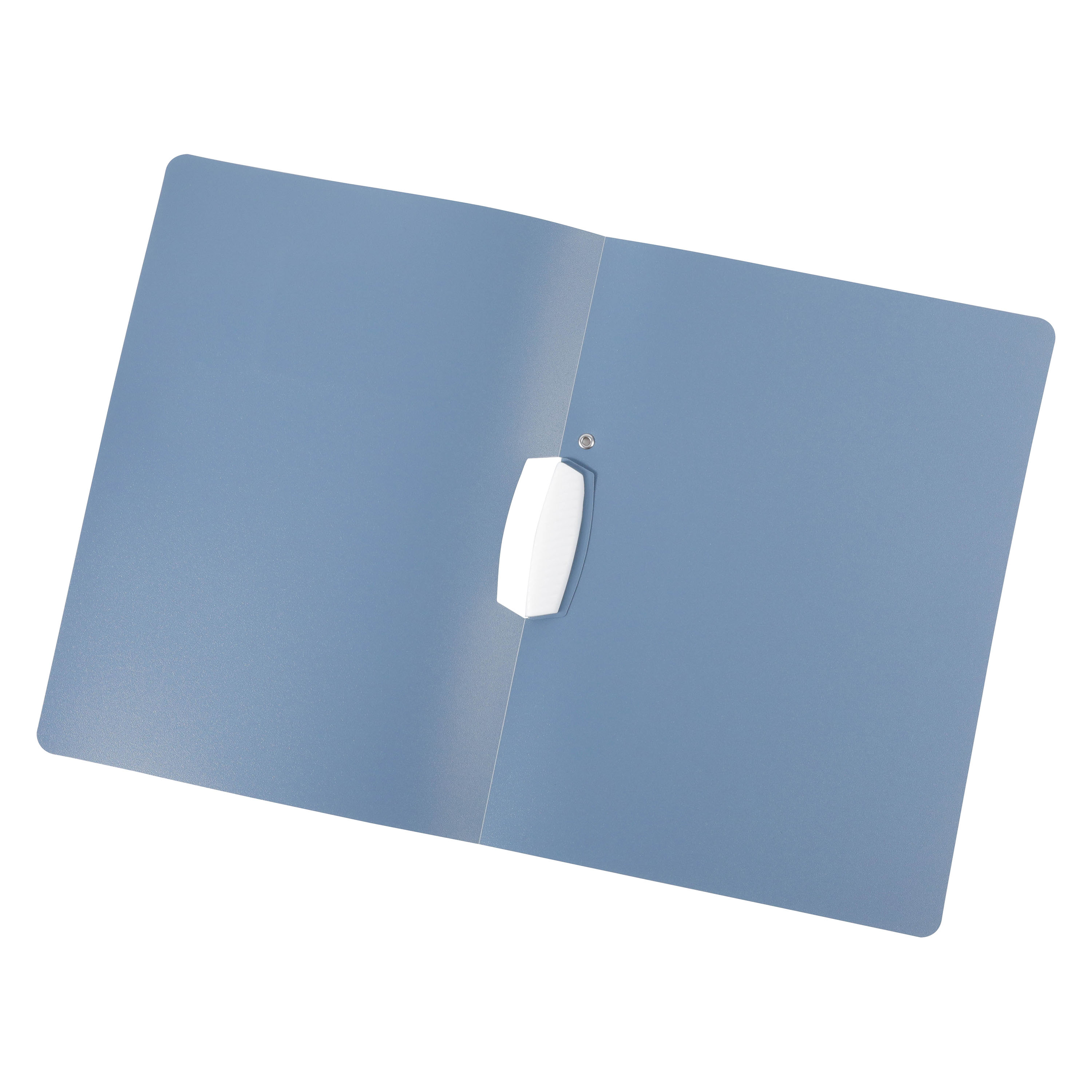 CAPA A4 COM CLIP AUCHAN AZUL POLIPROPILENO RECICLADO