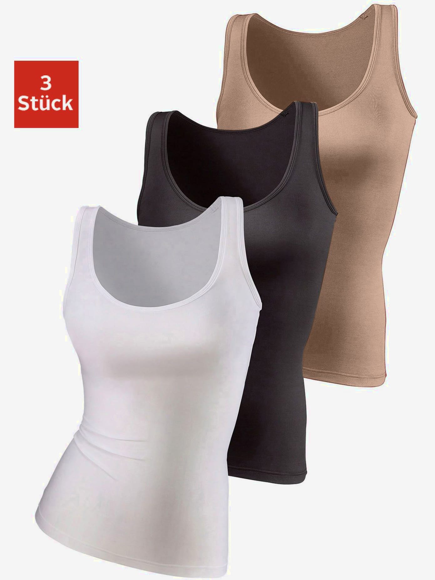 Chemise lot de 3 débardeurs vivance