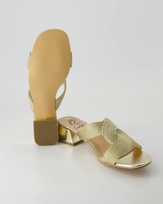 Lisa & Jo 2515304 Pantoletten in Gold