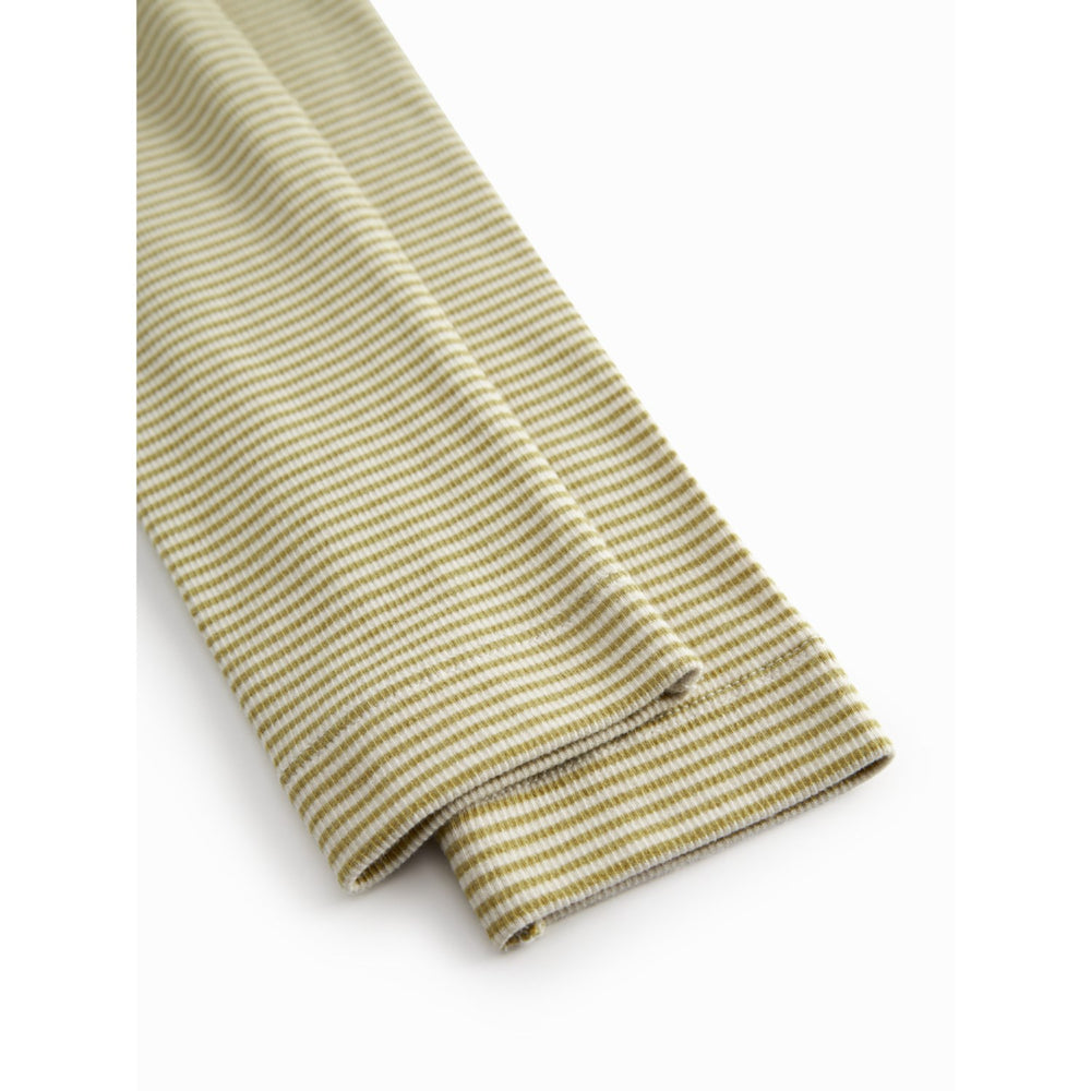 Køb MarMar Modal Fine Rib Olive Stripe Leggings